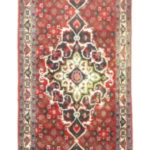 Løper Persisk teppe - Nomadisk - 372 x 95 cm - rød