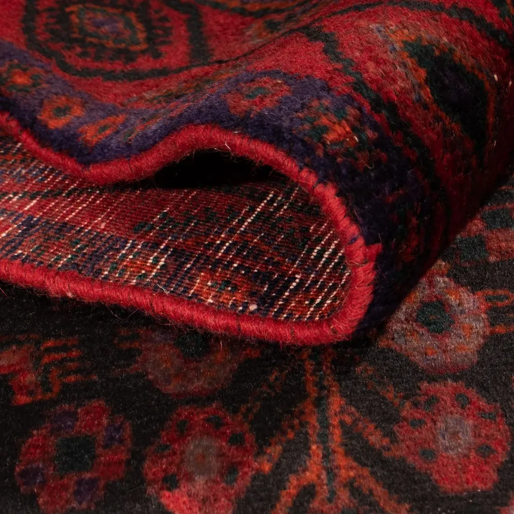 Løper Persisk teppe - Nomadisk - 380 x 146 cm - mørkeblå