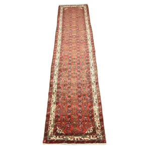 Løper Persisk teppe - Nomadisk - 385 x 80 cm - rød