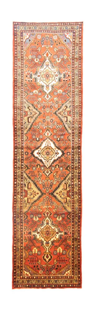 Løper Persisk teppe - Nomadisk - 400 x 101 cm - oransje