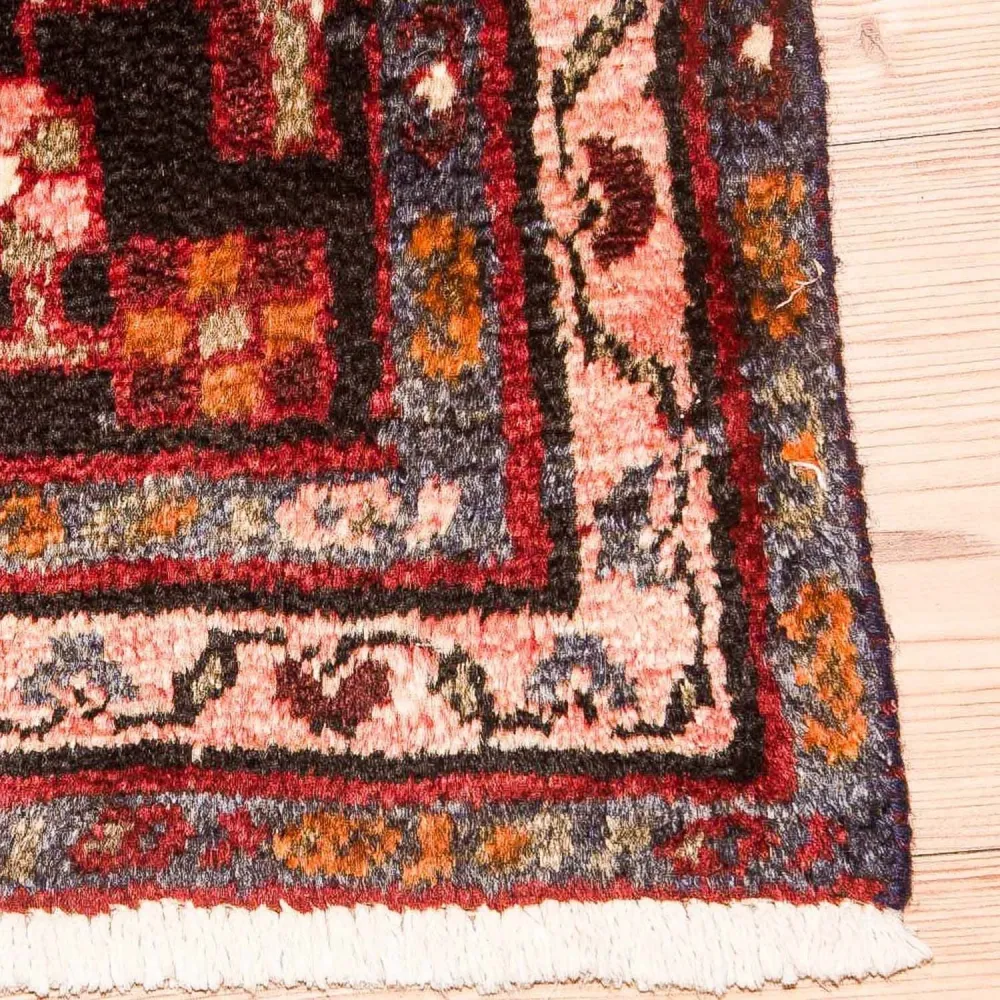 Løper Persisk teppe - Nomadisk - 408 x 74 cm - rød