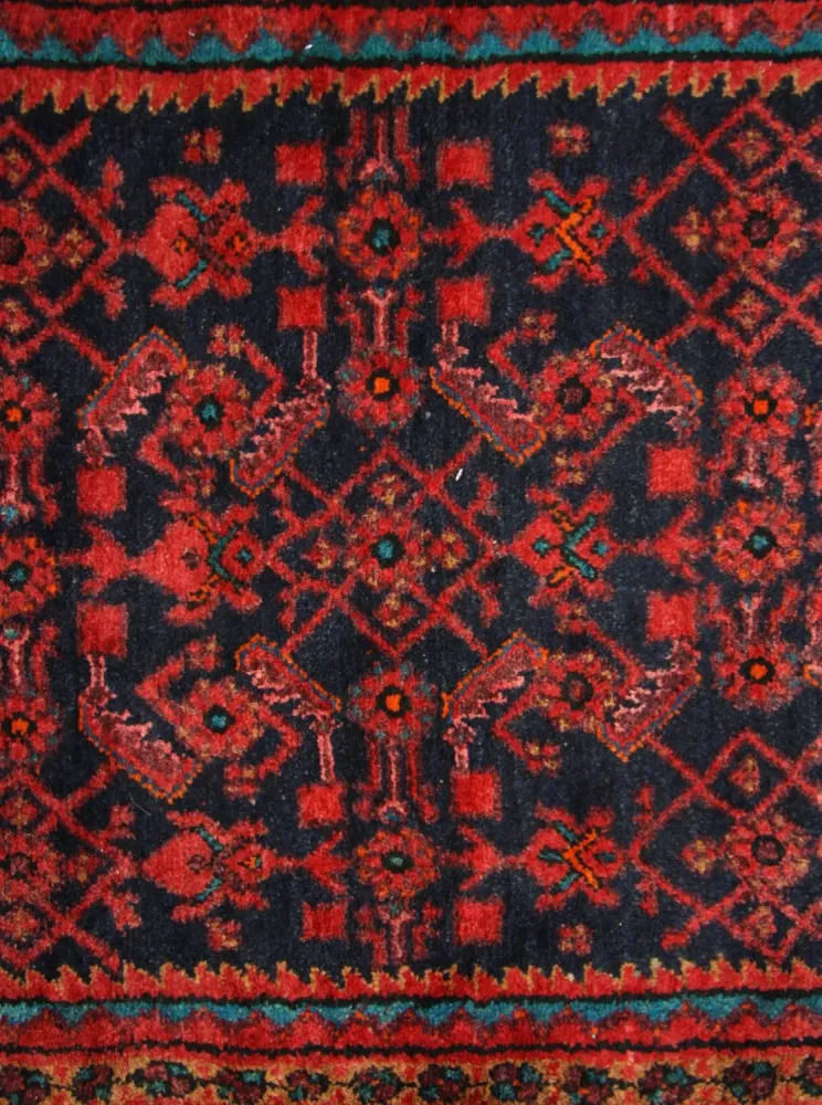 Løper Persisk teppe - Nomadisk - 497 x 107 cm - blå