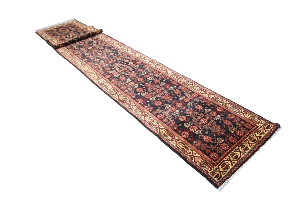 Løper Persisk teppe - Nomadisk - 508 x 86 cm - blå