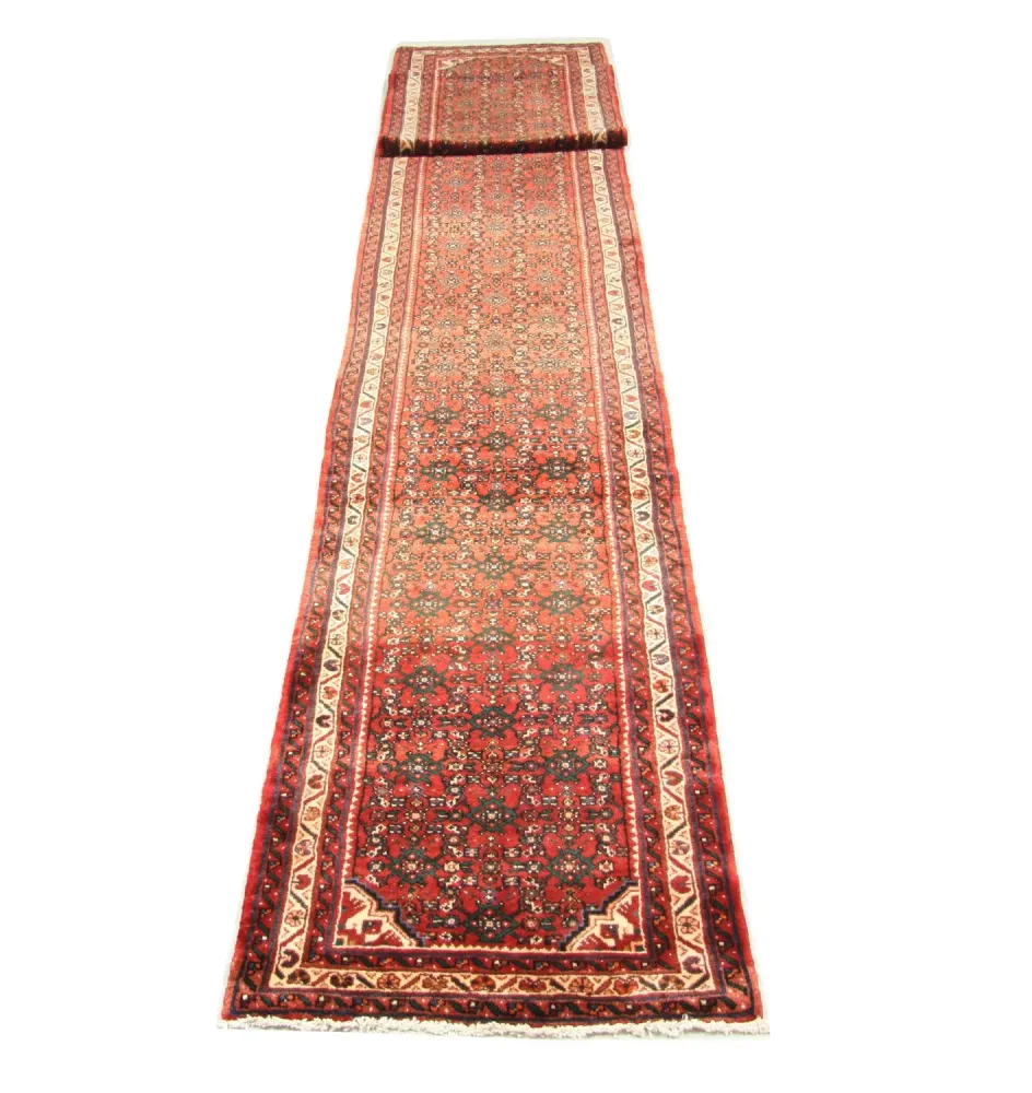Løper Persisk teppe - Nomadisk - 587 x 86 cm - brun