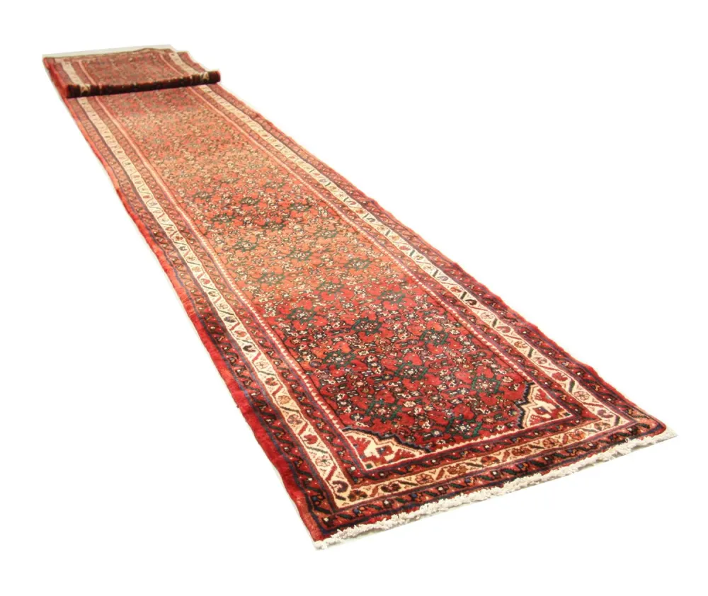 Løper Persisk teppe - Nomadisk - 587 x 86 cm - brun
