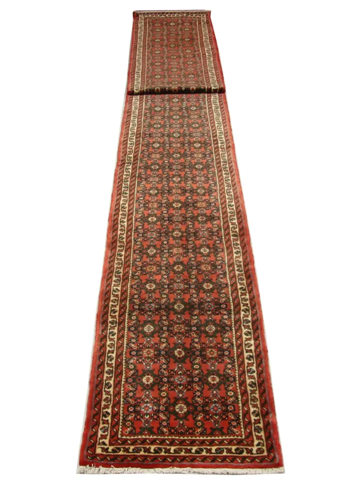 Løper Persisk teppe - Nomadisk - 781 x 75 cm - rød