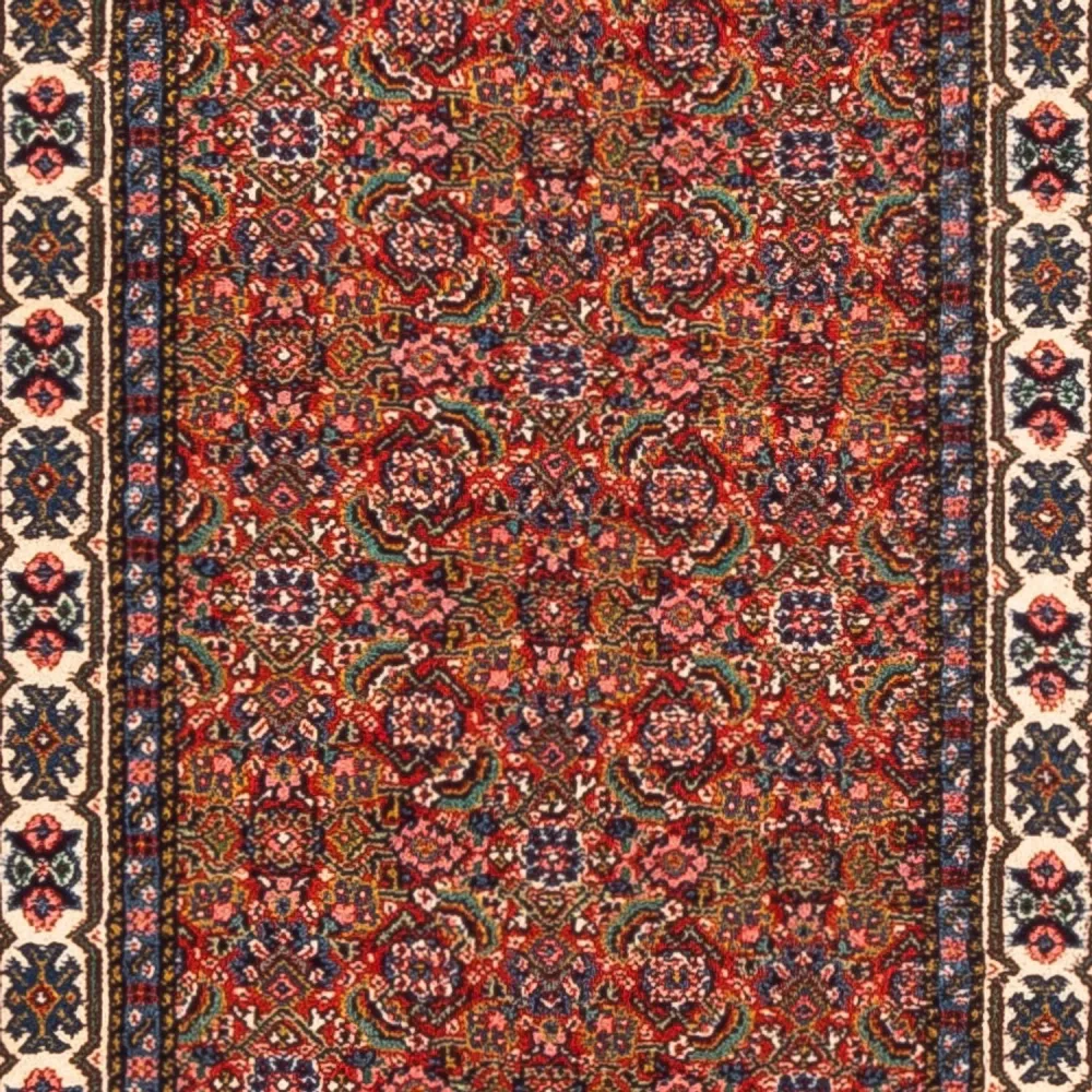 Løper Persisk teppe - Tabriz - 330 x 70 cm - rød