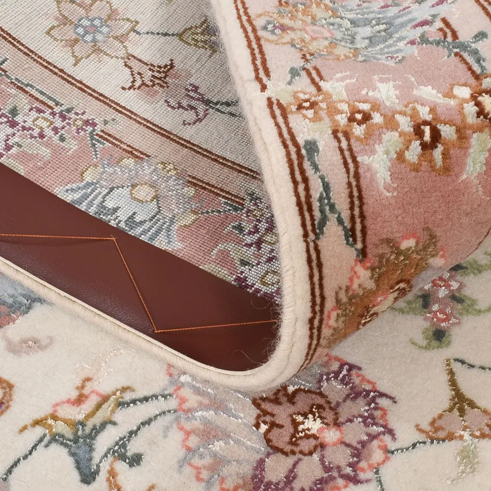 Løper Persisk teppe - Tabriz - Premium - 347 x 77 cm - beige