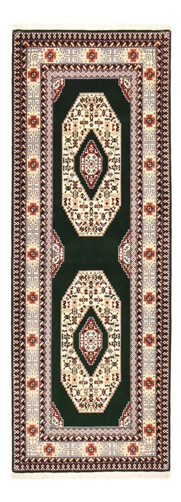 Løper Persisk teppe - Tabriz - Royal - 202 x 74 cm - mørkeblå