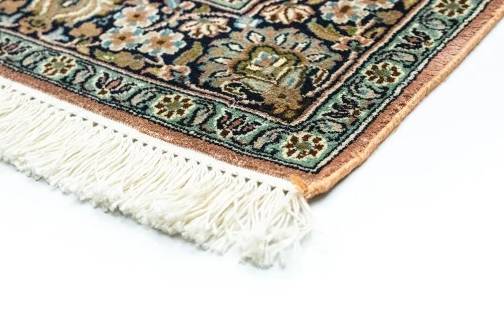 Løper Silketeppe - Kashmir silke - 278 x 77 cm - rød