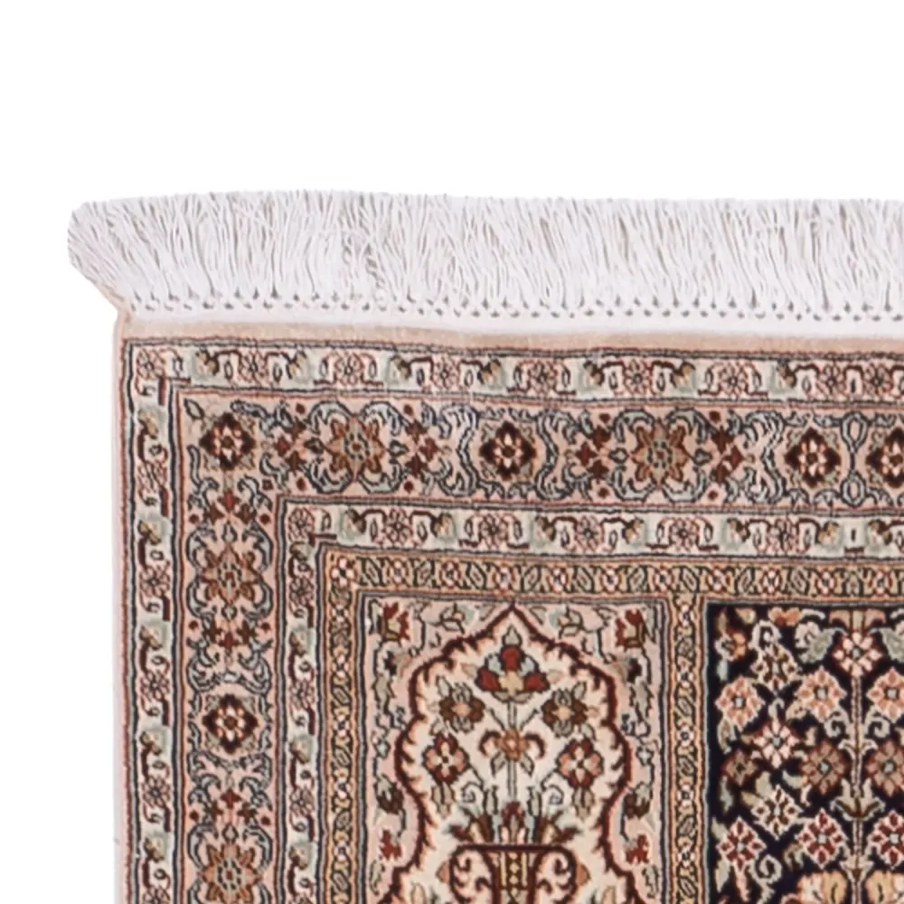 Løper Silketeppe - Kashmir silke - 304 x 79 cm - mørk beige