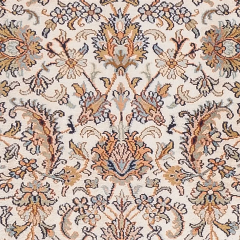 Løper Silketeppe - Kashmir silke - 308 x 80 cm - beige