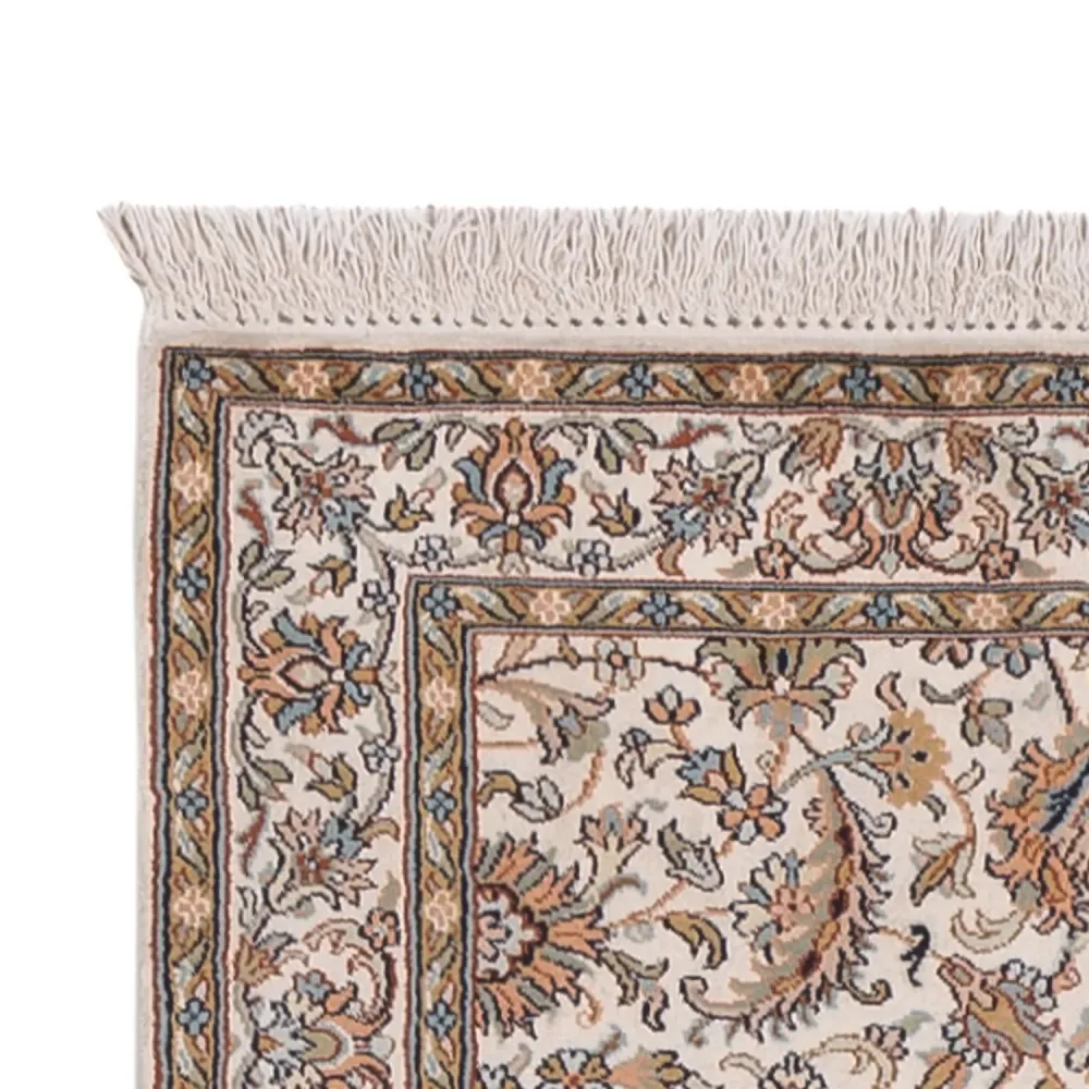 Løper Silketeppe - Kashmir silke - 308 x 80 cm - beige