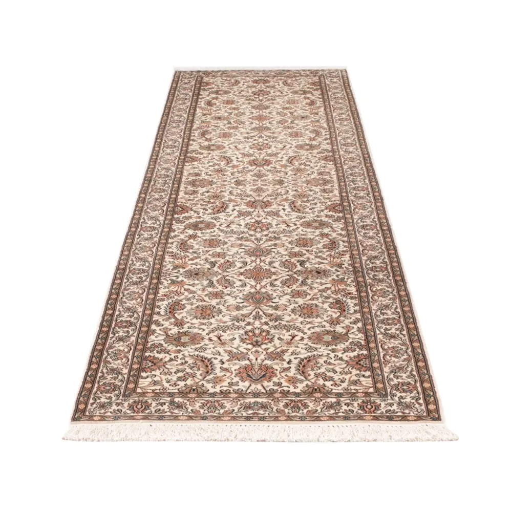 Løper Silketeppe - Kashmir silke - 308 x 80 cm - beige