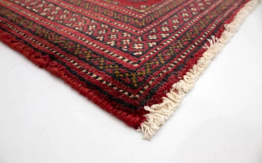 Løper Turkaman teppe - 100 x 50 cm - rød