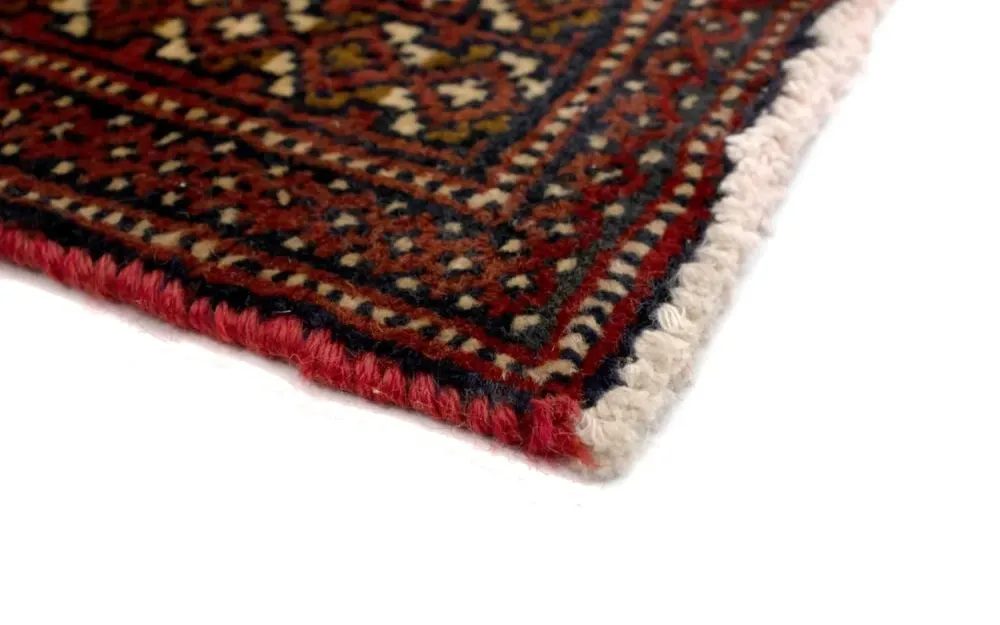 Løper Turkaman teppe - 100 x 50 cm - rød