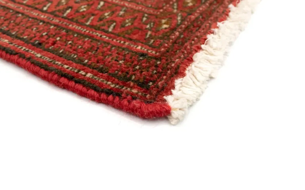 Løper Turkaman teppe - 100 x 50 cm - rød