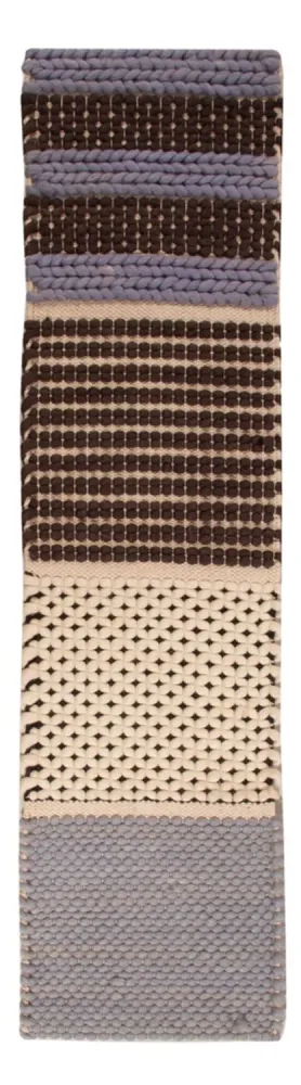 Løper Ullteppe - 124 x 33 cm - flerfarget