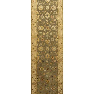 Løper Ullteppe - 300 x 75 cm - grønn