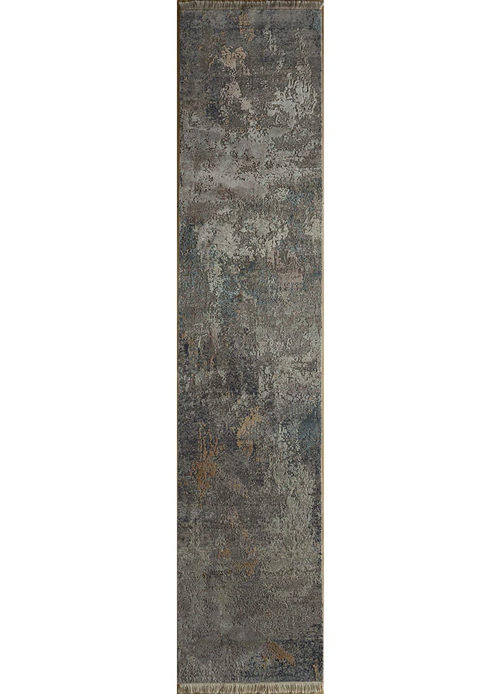 Løper Ullteppe - 360 x 75 cm - mørkegrå