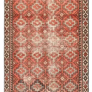 Løper Vintage Carpet - 194 x 108 cm - rød