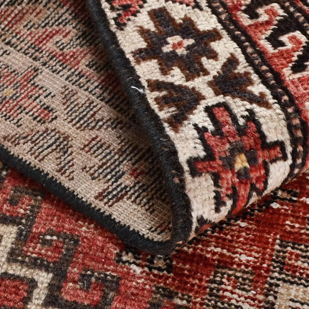 Løper Vintage Carpet - 194 x 108 cm - rød