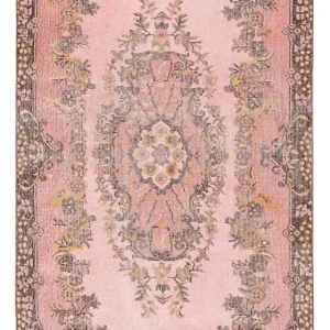 Løper Vintage Carpet - 210 x 114 cm - rosa