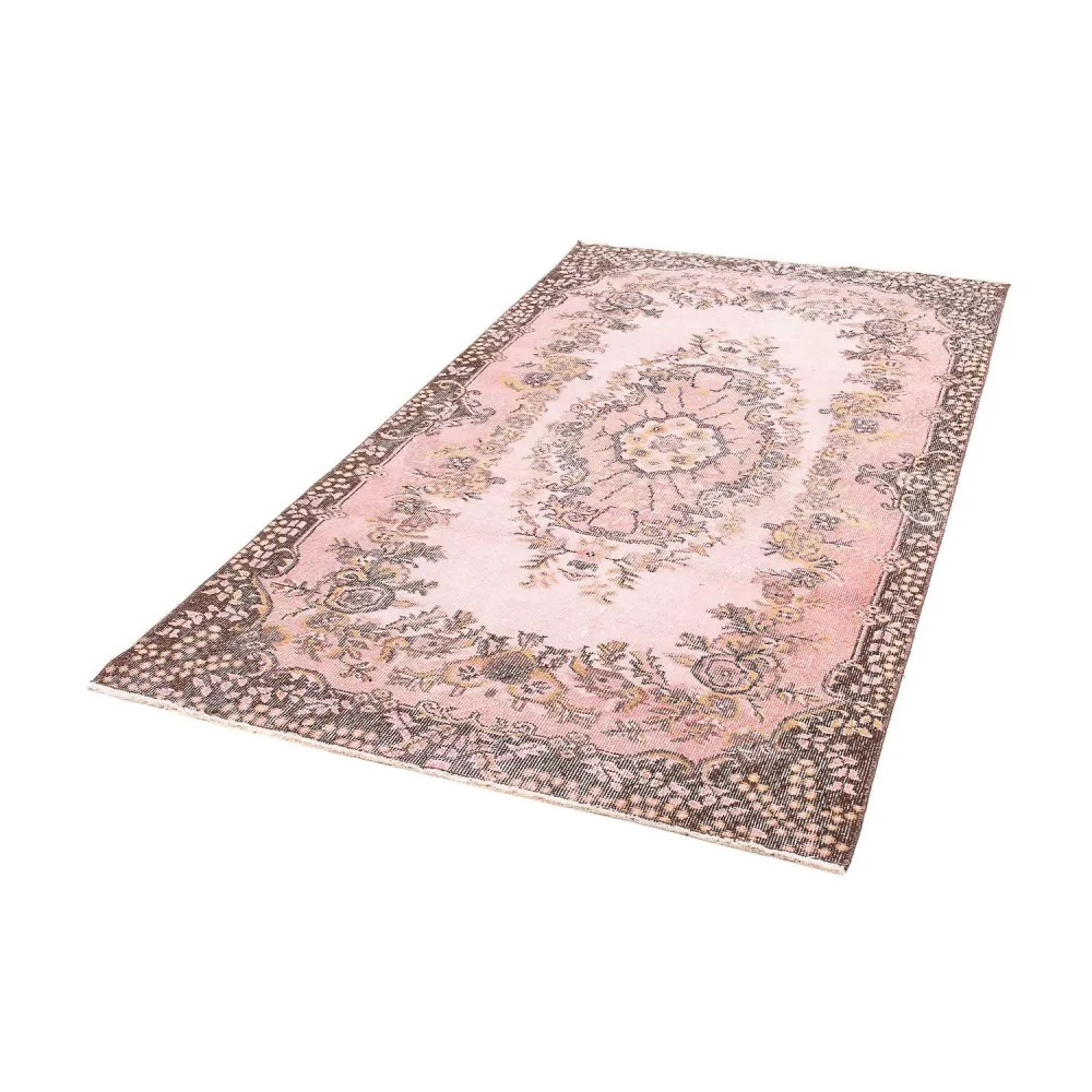 Løper Vintage Carpet - 210 x 114 cm - rosa