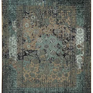 Løper Vintage Carpet - 300 x 80 cm - blå
