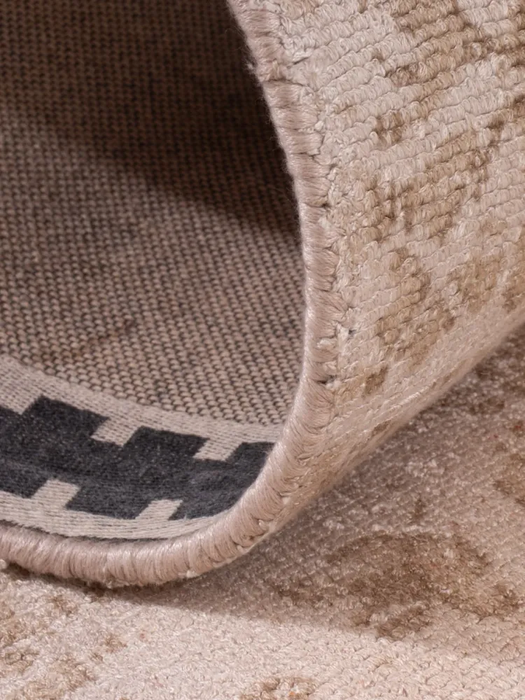 Løper Viskose teppe - 240 x 80 cm - karamell
