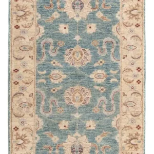 Løper Ziegler Teppe - 194 x 78 cm - turkis
