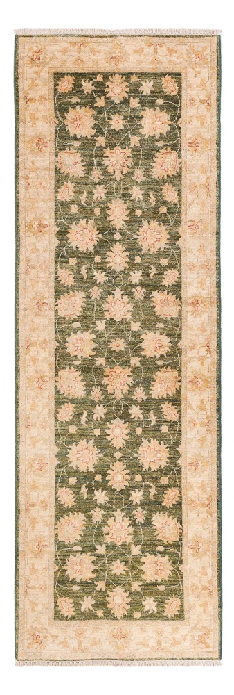 Løper Ziegler Teppe - 246 x 82 cm - olivengrønn
