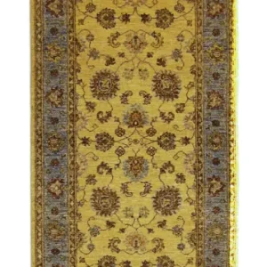Løper Ziegler Teppe - 250 x 80 cm - sennepsgul