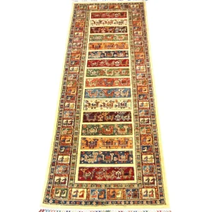 Løper Ziegler Teppe - 258 x 82 cm - flerfarget