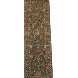 Løper Ziegler Teppe - 262 x 81 cm - olivengrønn