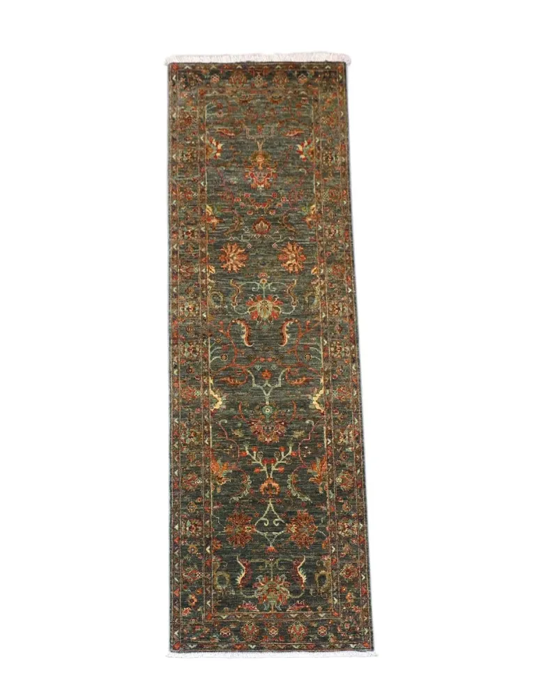 Løper Ziegler Teppe - 262 x 81 cm - olivengrønn