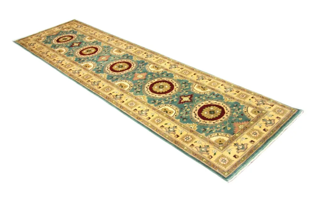 Løper Ziegler Teppe - 293 x 81 cm - blå
