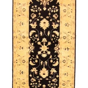 Løper Ziegler Teppe - 307 x 84 cm - svart