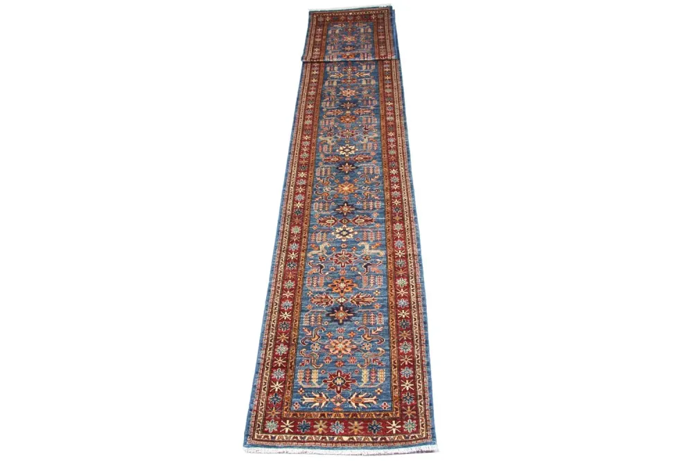 Løper Ziegler Teppe - 600 x 82 cm - blå