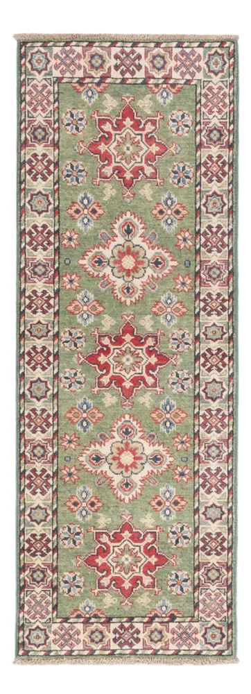 Løper Ziegler Teppe - Kazak - 181 x 64 cm - lysegrønn