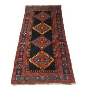 Løper Ziegler Teppe - Kazak - 268 x 110 cm - blå