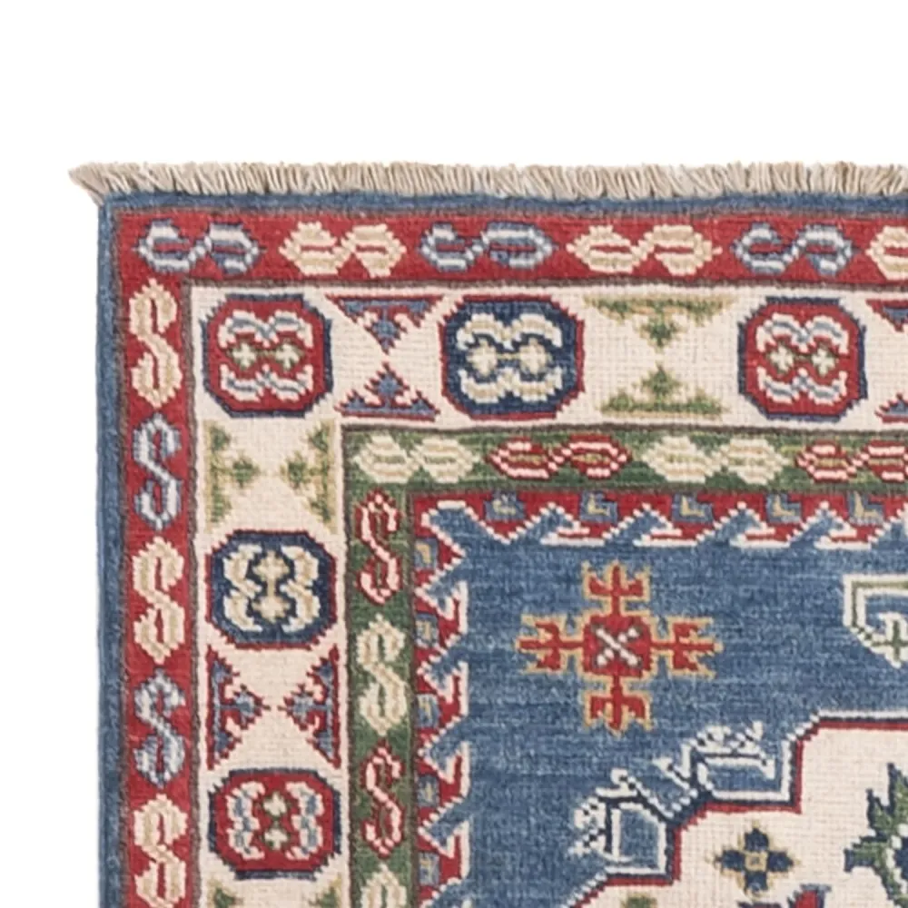 Løper Ziegler Teppe - Kazak - 281 x 80 cm - blå