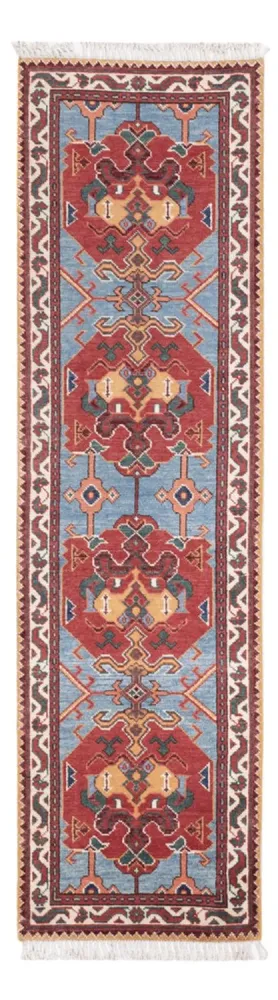 Løper Ziegler Teppe - Kazak - 287 x 77 cm - blå