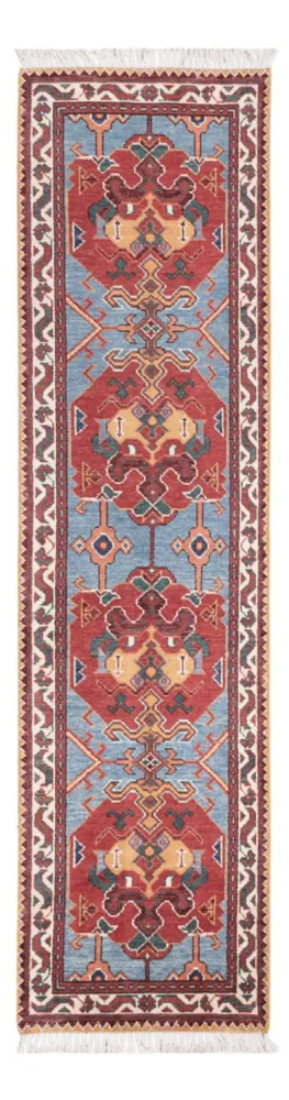 Løper Ziegler Teppe - Kazak - 287 x 75 cm - blå
