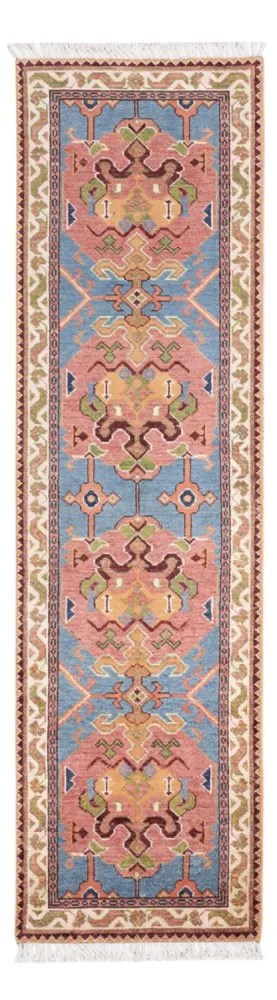 Løper Ziegler Teppe - Kazak - 297 x 76 cm - blå