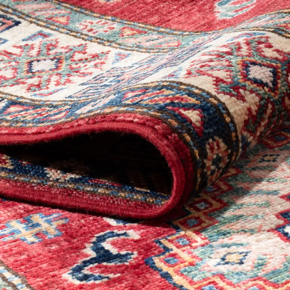 Løper Ziegler Teppe - Kazak - 302 x 80 cm - rød