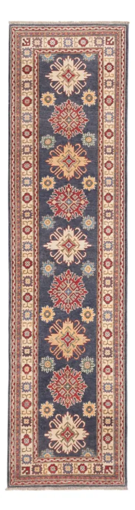 Løper Ziegler Teppe - Kazak - 303 x 80 cm - mørkeblå