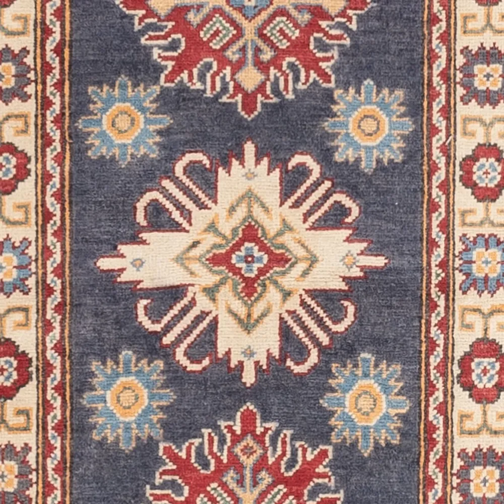 Løper Ziegler Teppe - Kazak - 303 x 80 cm - mørkeblå