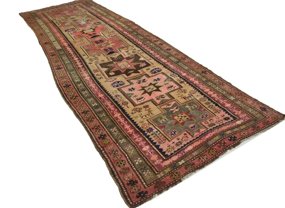 Løper Ziegler Teppe - Shirvan - 390 x 148 cm - flerfarget