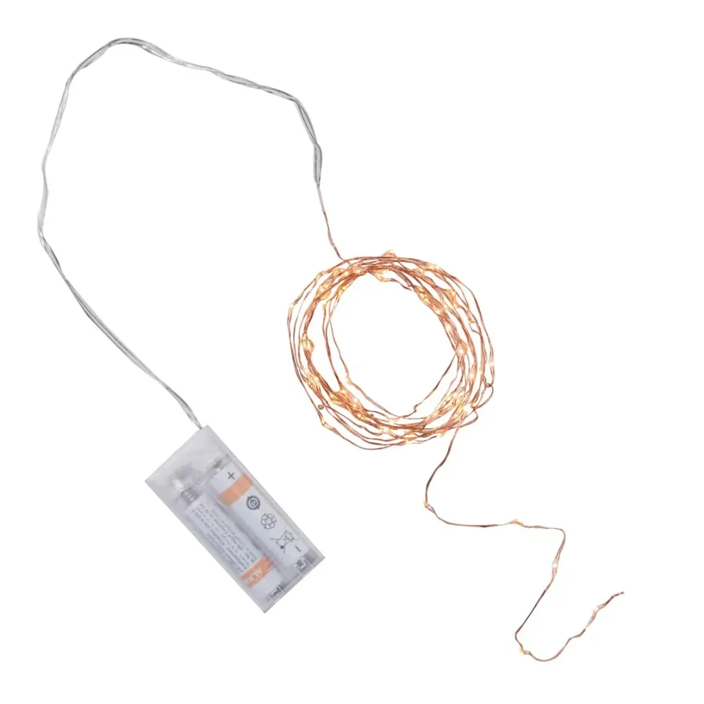 Lyslenke String Lights Kobber